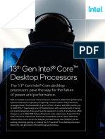 Intel 13th Gen Desktop Product Brief