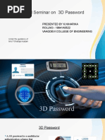 3D Password