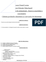 Proiect Didactic - Lecție de Sistematizare, Fixare Și Consolidare A Cunoștințelor