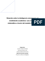 Emociones y Desempeño Académico - Revisión Sistemática