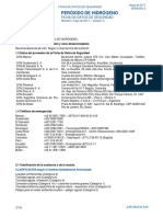 Msds Peroxido de Hidrogeno 1