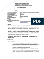 Silabo 2021-1 Medio Ambiente y Desarrollo Sostenible