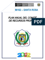 Plan de Recursos Propios 2022