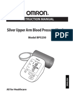 Silver Upper Arm Blood Pressure Monitor bp5250 Im en