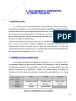 Chap3-Caractérisation Des Émulsions - SAA - 21 - 22