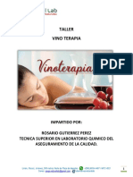 Taller GEL VINOTERAPIA