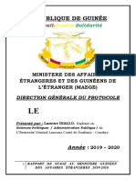 MR DIALLO (Rapport de Stage)