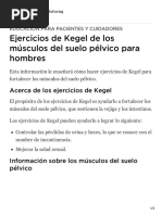 Pelvic Floor Muscle Kegel Exercises Men