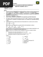 Examen de Aplazados 2020 - II