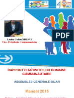 Powerpoint Rapport Communautaire