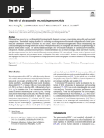 Hwang 2022 - The Role of Ultrasound in Necrotizing Enterocolitis