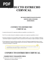 Conducto Estrecho Cervical