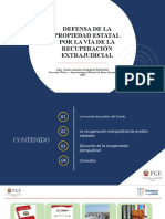 Defensa de La Propiedad Estatal Por La Vía de La Recuperación Extrajudicial