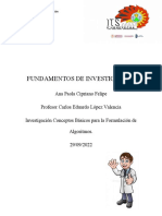 Fundamentos de Programacion Investigación