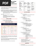 Newborn Assessment, Apgar & Ballard Scoring Notes