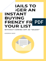 5 Emails To Trigger An Instant Buying Frenzy From Your List