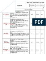 Blue Carbon Solar Products Specification&Quotation 2020.11