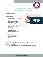 Venu Sanz Brownie-Sin Gluten