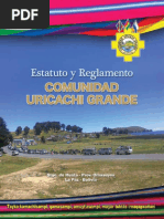 Estatuto Orgánico y Reglamento Interno Comunidad Uricachi Grande-1