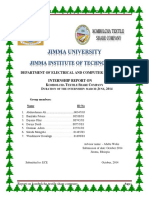 Kombolcha Textile Intern Report