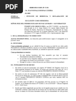 Escrito Declaracion Exclusión Herederos