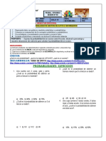 Sesión de Aprendizaje Nro 08 - 1ro - Probabilidades - Ejercicios III