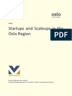 Final Report - Startups and Scaleups in The Oslo Region