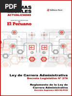 Ley de Bases de La Carrera Administrativa y de Remuneraciones Del Sector Público Reglamento de La Ley de Carrera Administrativa