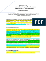 Pre-Terapy A Treatment For Mental Retardation (Prouty, 2001)