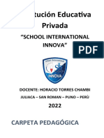 Carpeta Pedagogica 2022