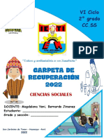 Carpeta de Recuperación 2do CC - Ss 2022