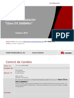 Estandar de Instalacion Claro LTE 2600Mhz V4 SA