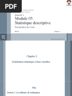 Chapitre 3 - Distribution Statistique À Deux Variables