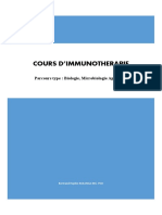 Cours D'immunothérapie B