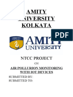 Air Pollution Monitoring With IOT Decice Report File NTCC