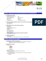 Ficha Datos de Sefguridad Gas Refrigerante 503 - R23