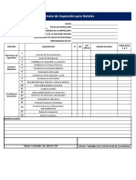 Formato de Inspeccion de Hoteleria