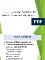 Fin546 Topic 2 - Shari'Ah Contracts For Islamic Financial Instruments