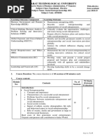 Gujarat Technological University: 1. Learning Outcomes: Learning Outcome Component Learning Outcome