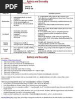 Unit 8 - Safety and Security