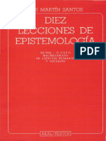 Luis Martín Santos - Diez Lecciones de Epistemología-Akal (1991)