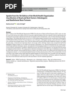 Update From The 5th Edition of The World Health Organization Classification of Head and Neck Tumors: Odontogenic and Maxillofacial Bone Tumours