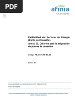 PE.05473.PS-AX.02 Criterios para La Asignación de Punto de Conexión