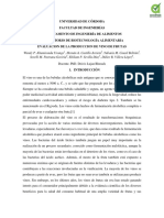 Informe #5 Evaluación de La Producción de Vino de Frutas