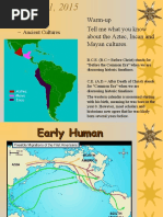 Latin America - Ancient Cultures