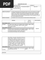 Planificación Clase A Clase - Ii° Medio - Lengua y Literatura