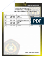 Jadwal Kegiatan PO