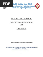 CAD Lab Manual