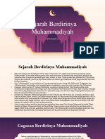 Sejarah Berdirinya Muhammadiyah: Kelompok 5