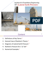 Lec-07 (Rankine's Theory - General Case, C-Fi Soils)